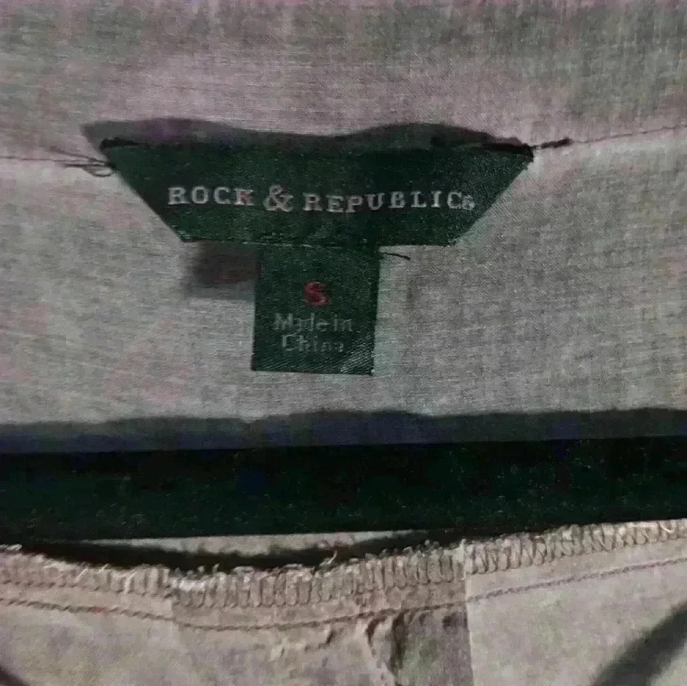 Rock & Republic womens tunic purplish gray top S - Picture 3 of 6